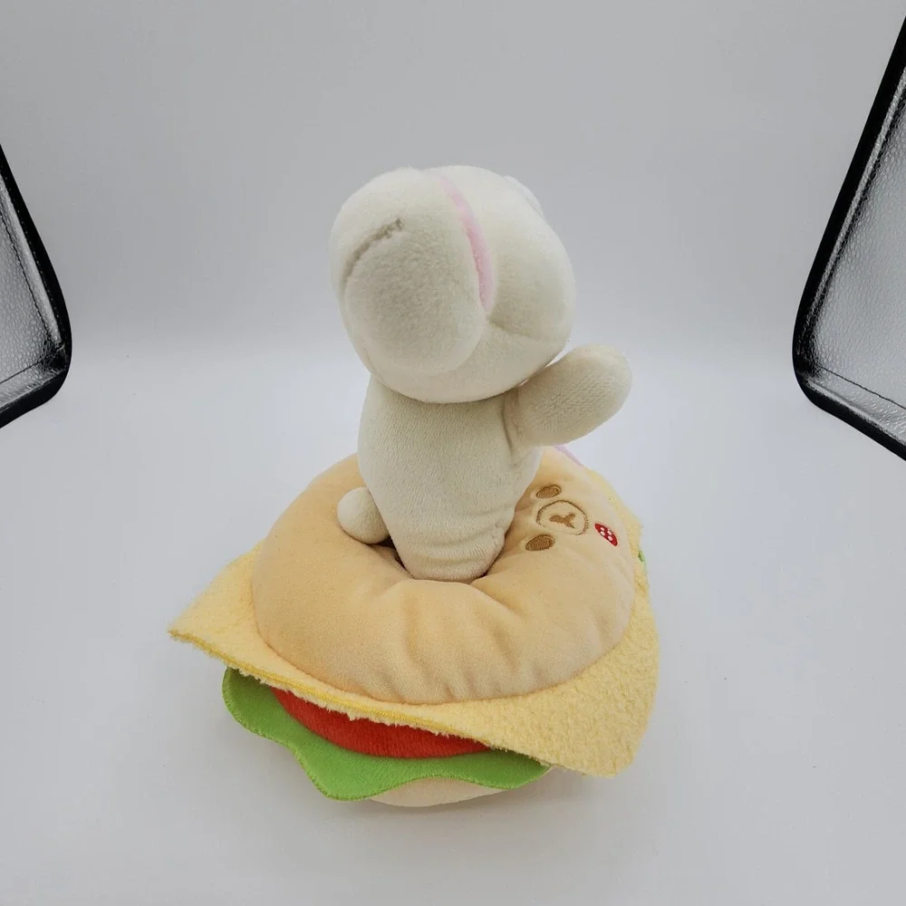San-X Rilakkuma Korilakkuma Bagel Soft Plush Doll 6 Inch Stuffed‎ Toy NEW w/ Tag